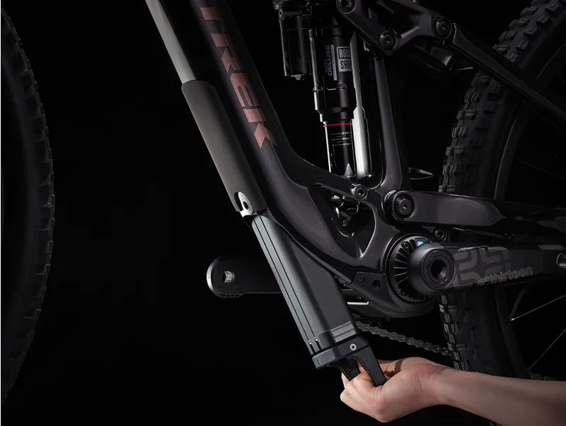 Fuel EXe 9.9 XTR Full Suspension Electric Mountain Bike 2024 in Smoke-2